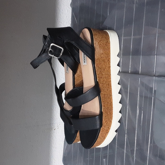 Platform sandals shoes slip fashion heels peep open toe - Picture 14 of 16